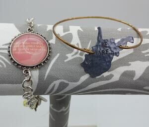 West Virginia Bracelet Lot – 2 Pieces